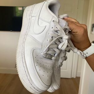 Air Force 1s - white - used - good condition